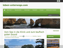 Tablet Screenshot of leben-unterwegs.com